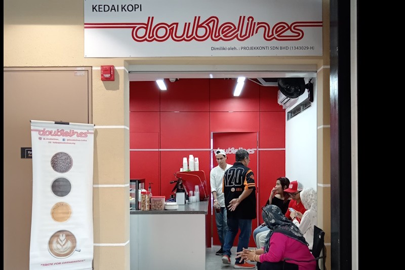 Doublelines Coffee at MRT Sg Besi